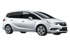 Car Hire Rutherglen - Vauxhall Zafira 5 + 2 - Minibus hire Rutherglen